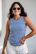 Harvest Stripe Knit Tank