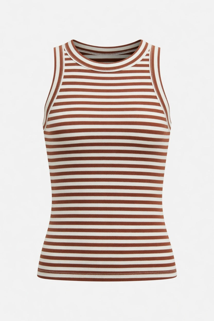 Harvest Stripe Knit Tank