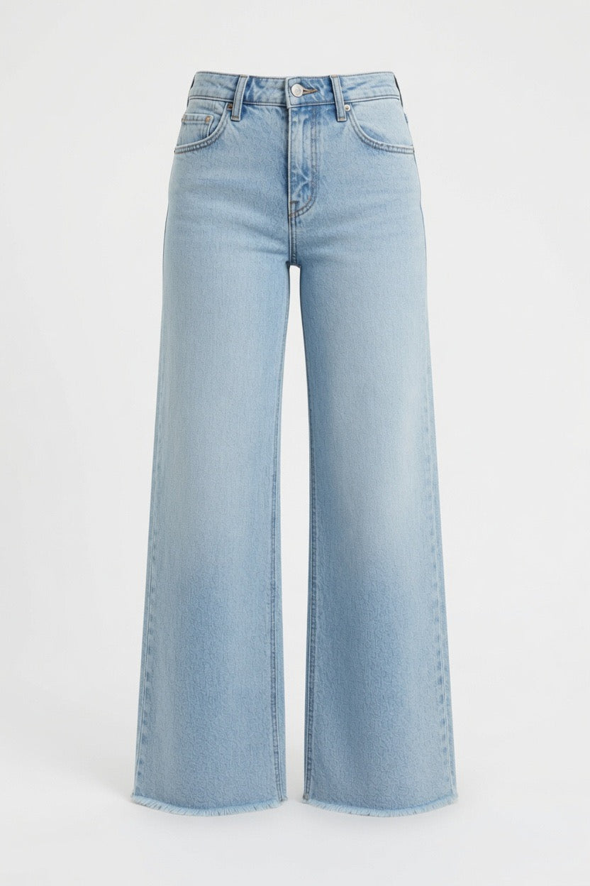 Lauren Light Wash High Rise Straight Leg Jeans