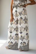 Cherish The Moment Printed Wide Leg Pants