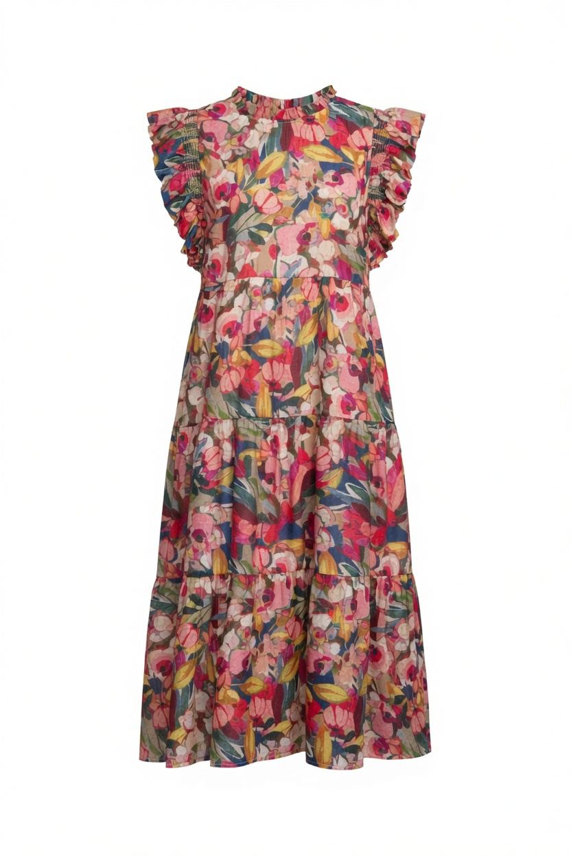 Pretty As Ever Multi Floral Maxi Dress