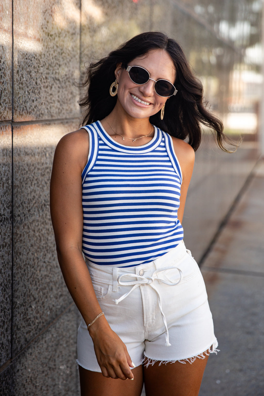 Harvest Stripe Knit Tank