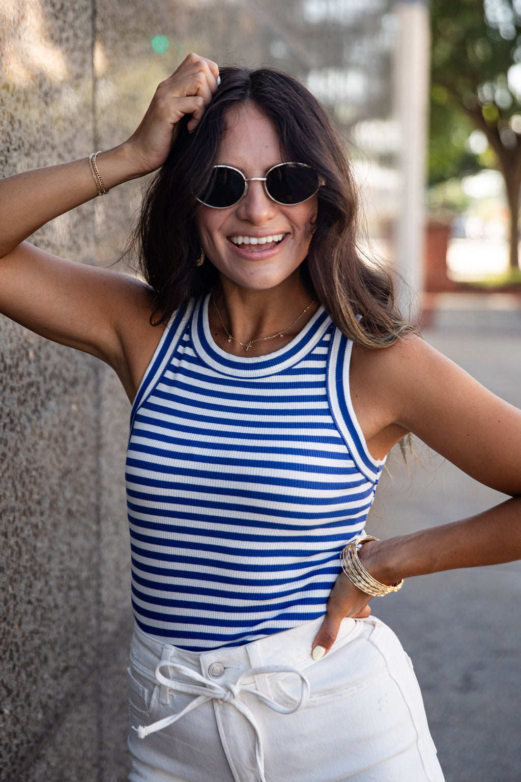 Harvest Stripe Knit Tank