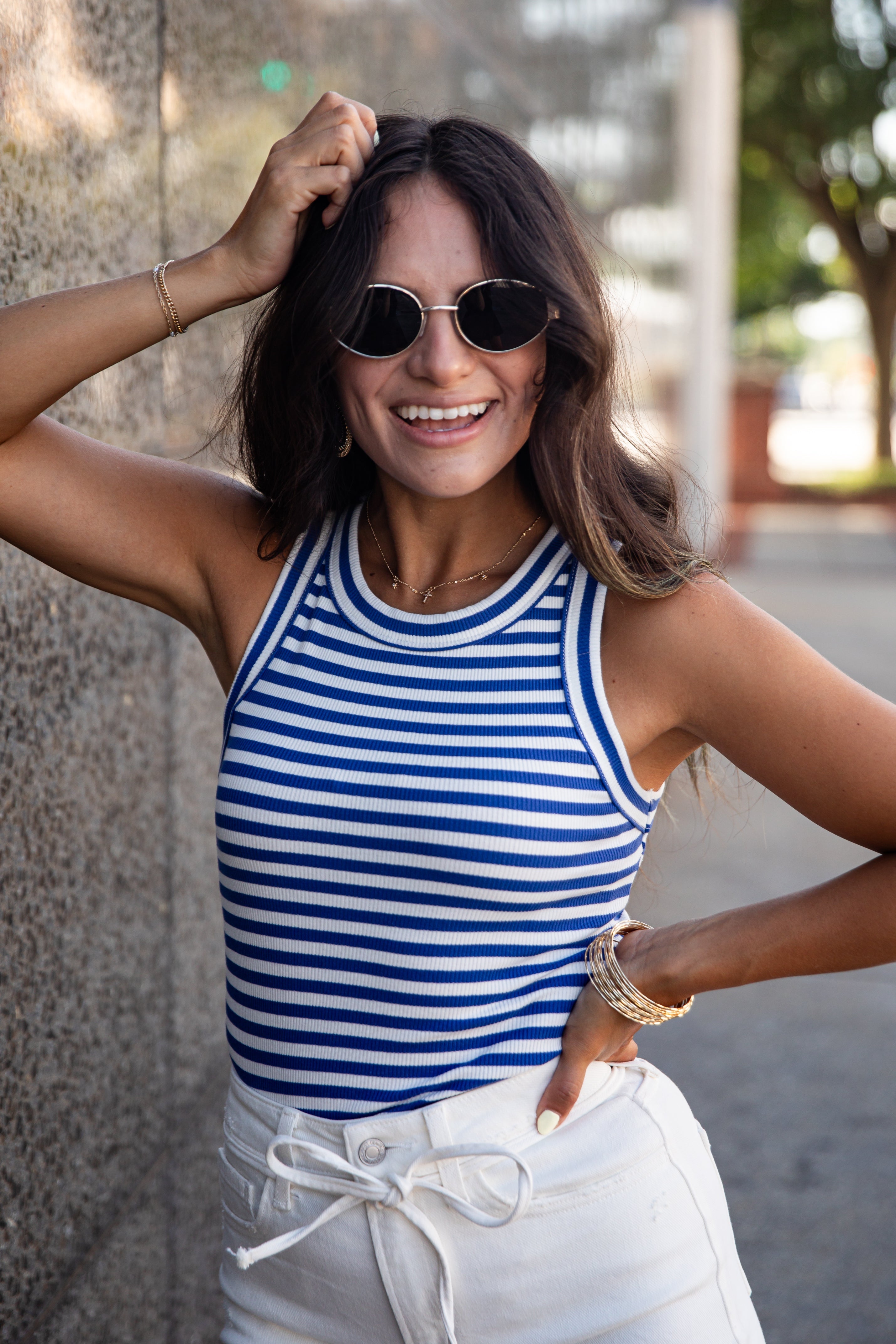 Harvest Stripe Knit Tank
