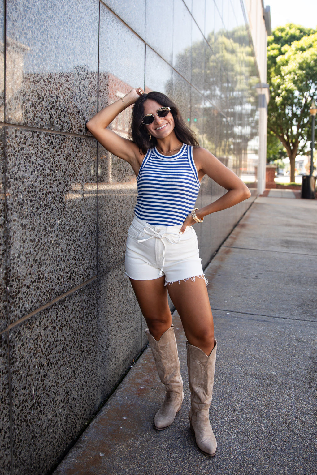 Harvest Stripe Knit Tank