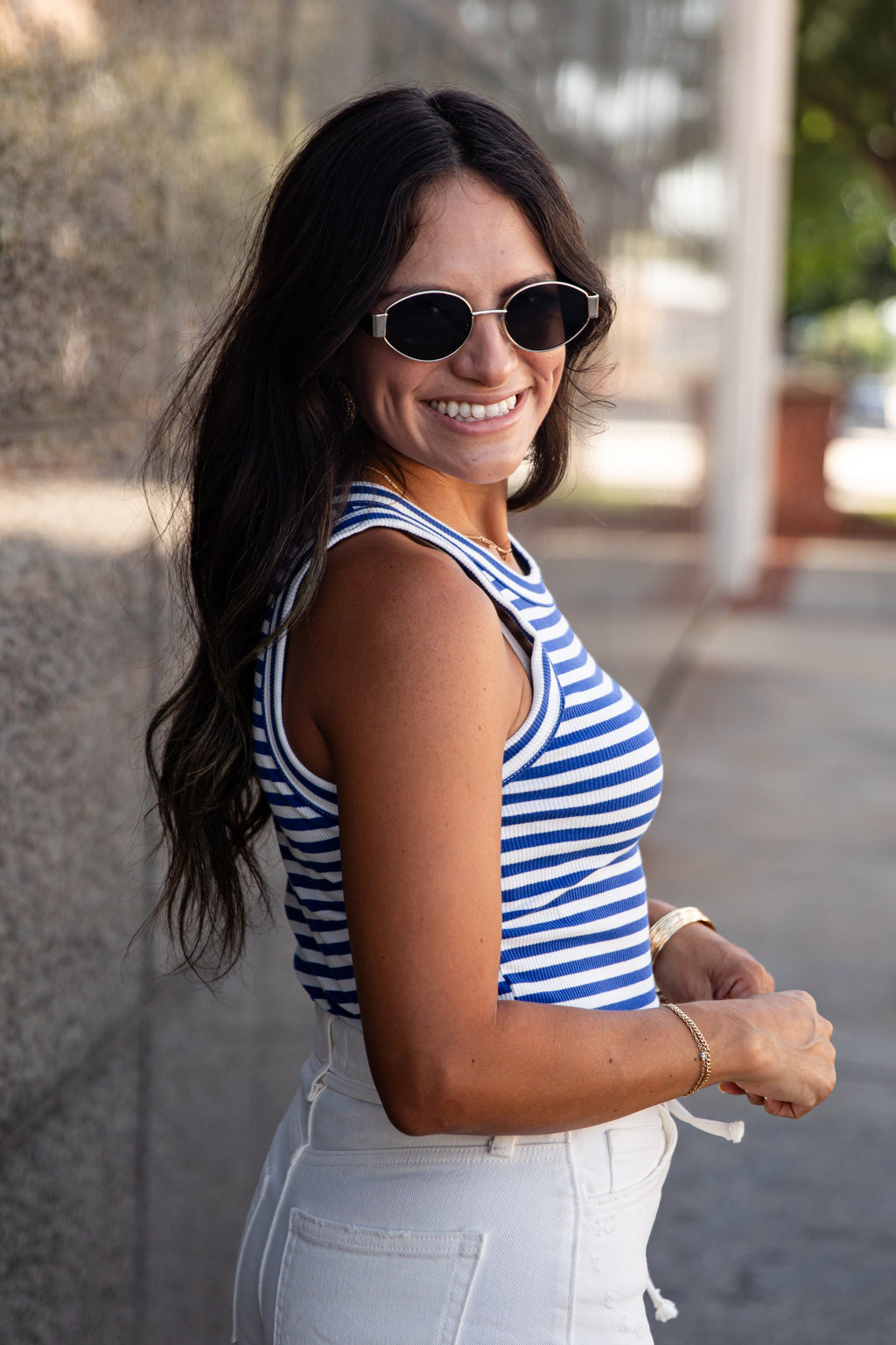 Harvest Stripe Knit Tank