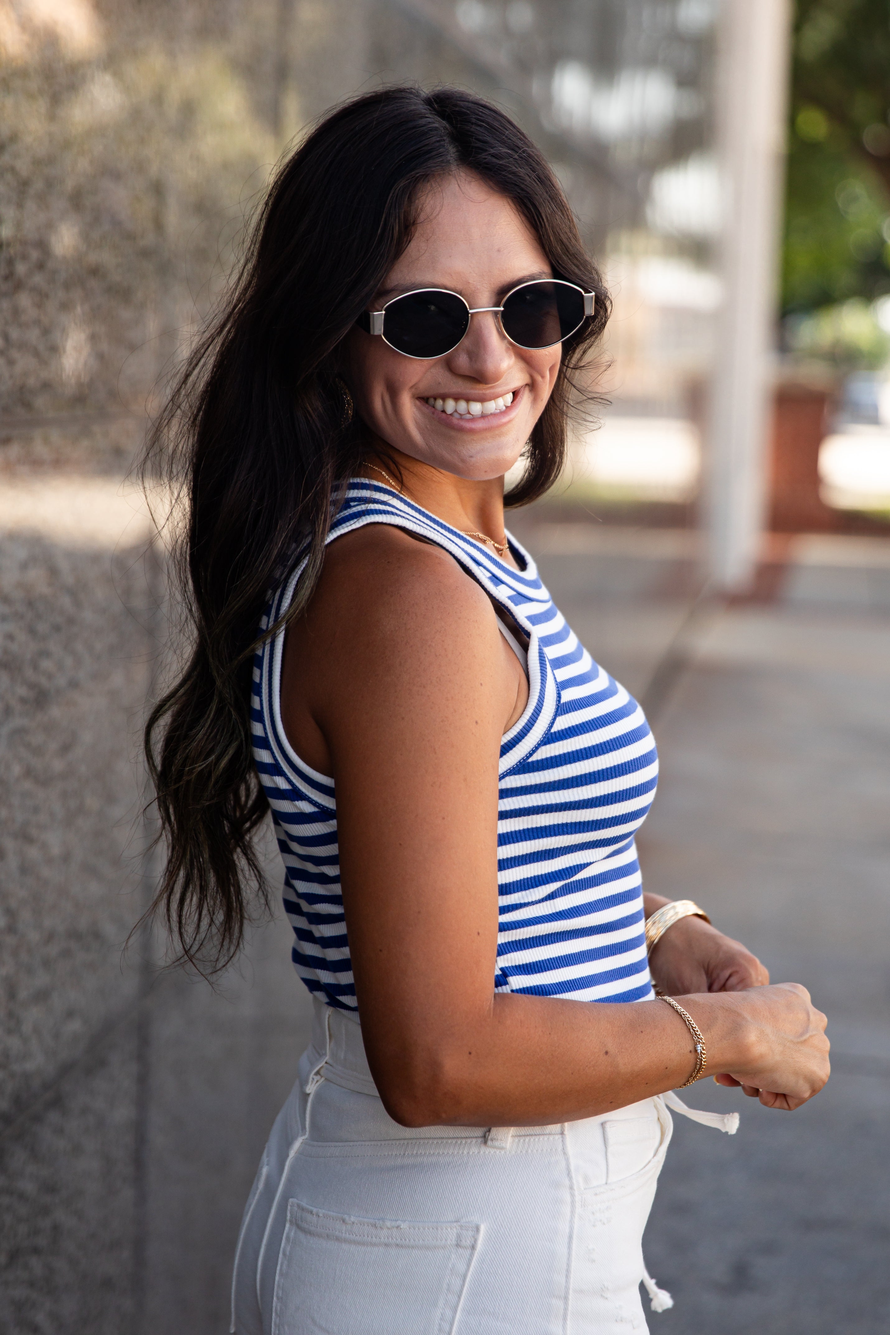 Harvest Stripe Knit Tank