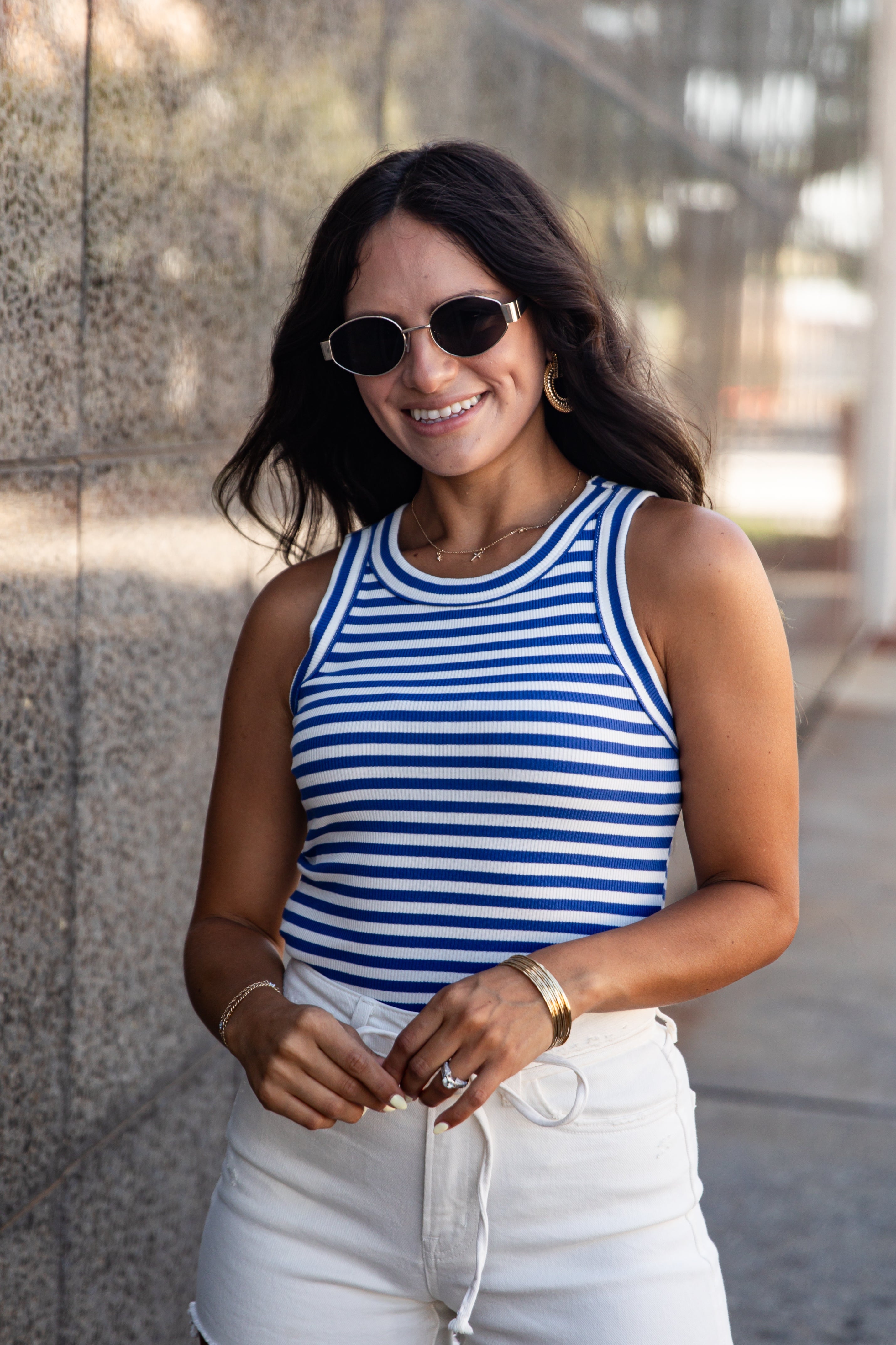 Harvest Stripe Knit Tank