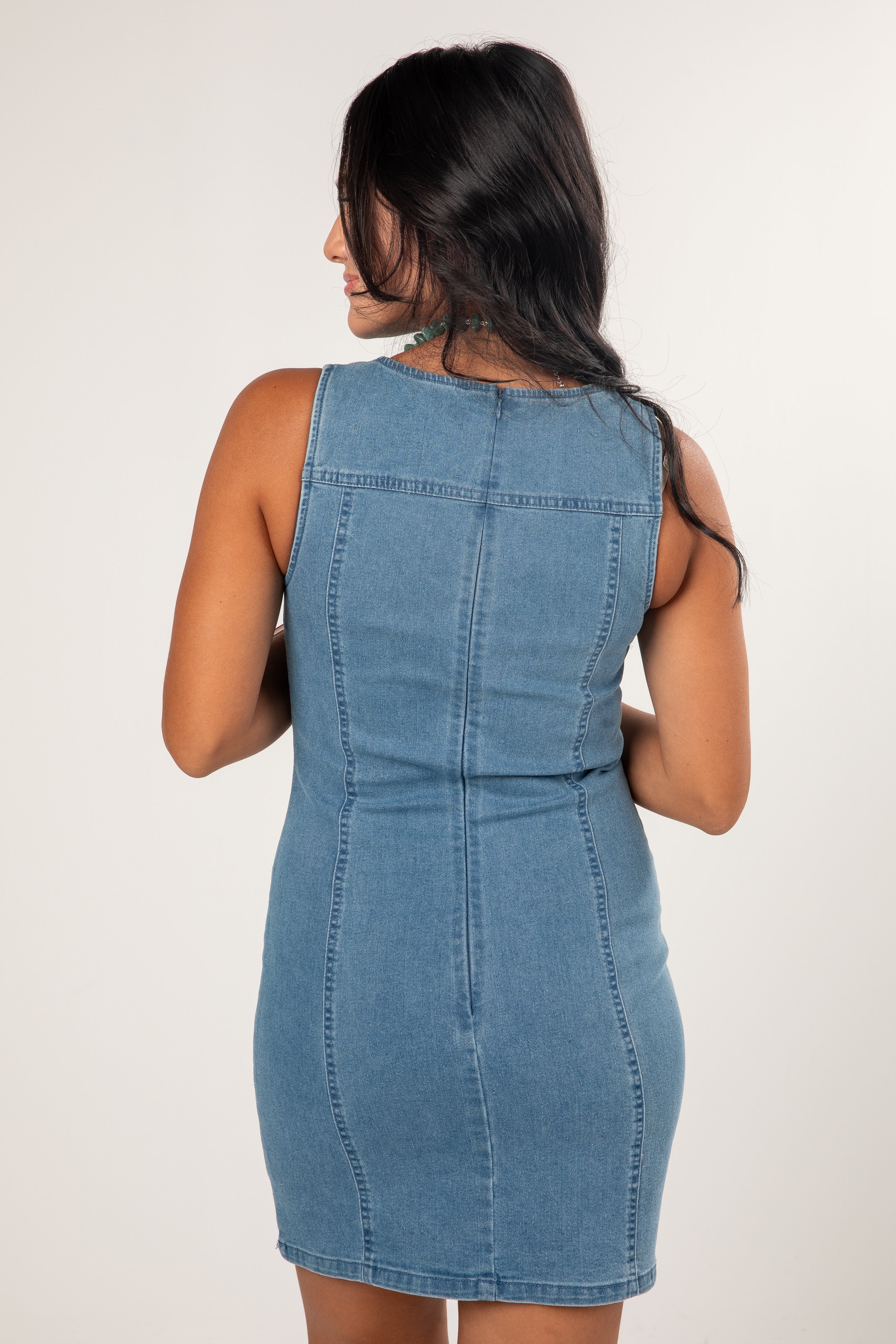 Runaway West Denim Mini Dress