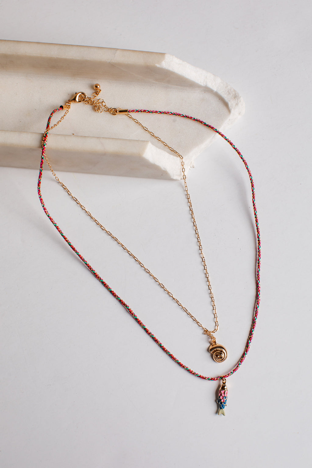 Kayda Gold Charm Layered Necklace