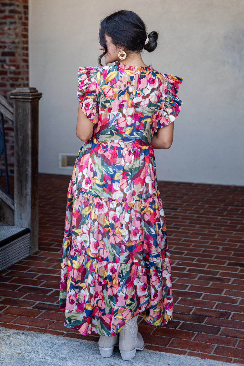 Pretty As Ever Multi Floral Maxi Dress