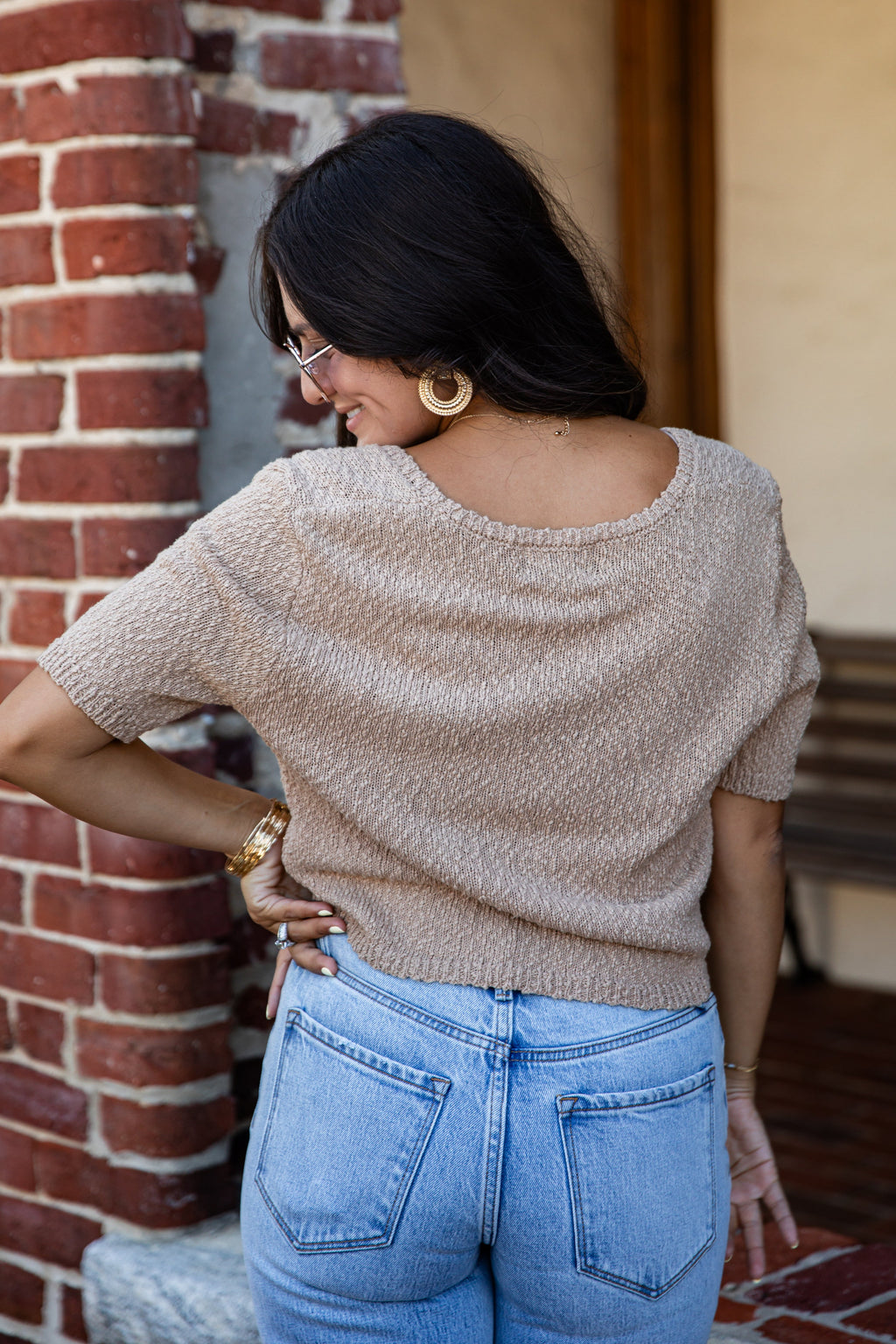 Crisp Mornings Textured Cardigan Top