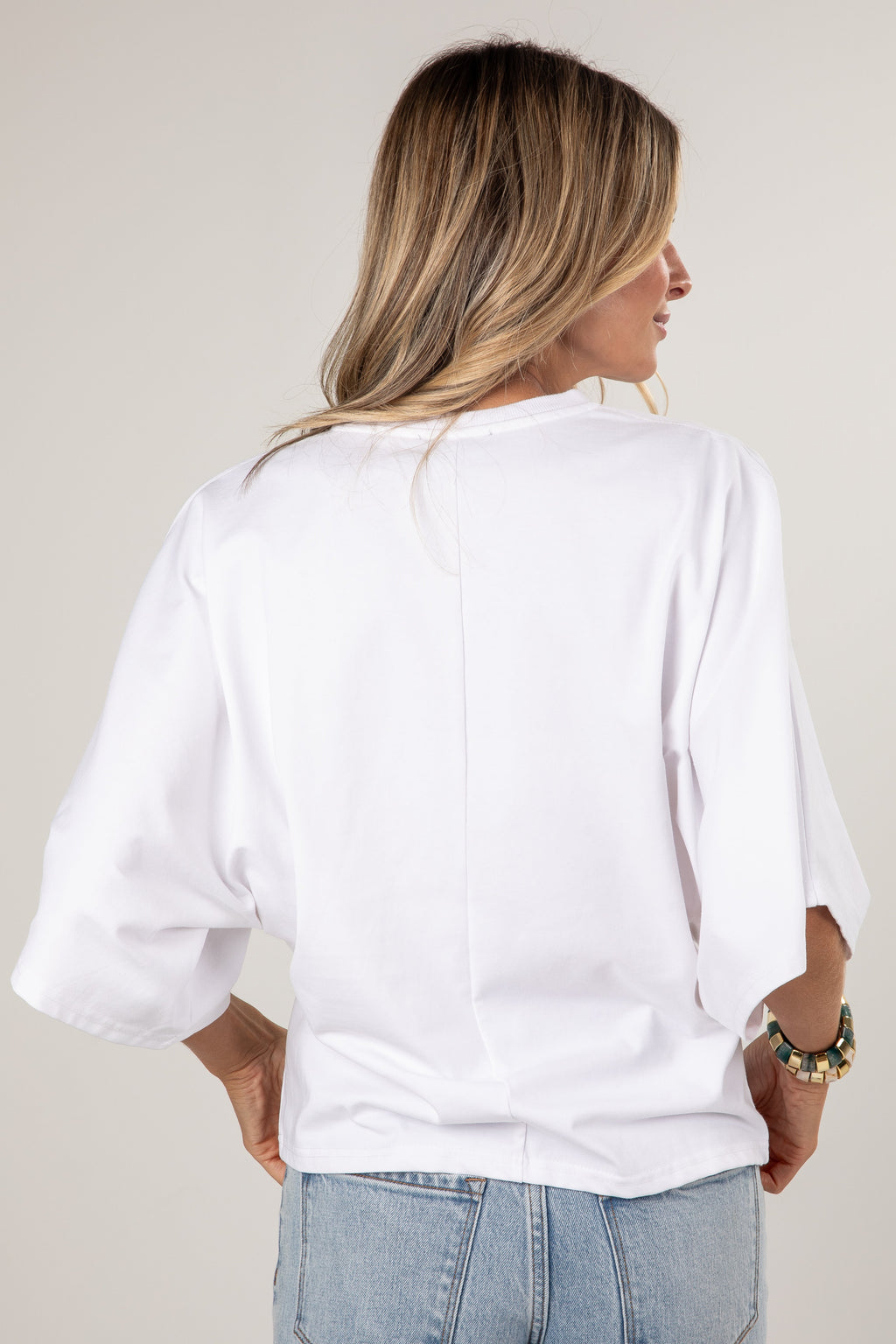 Made For Comfort White Basic Tee
