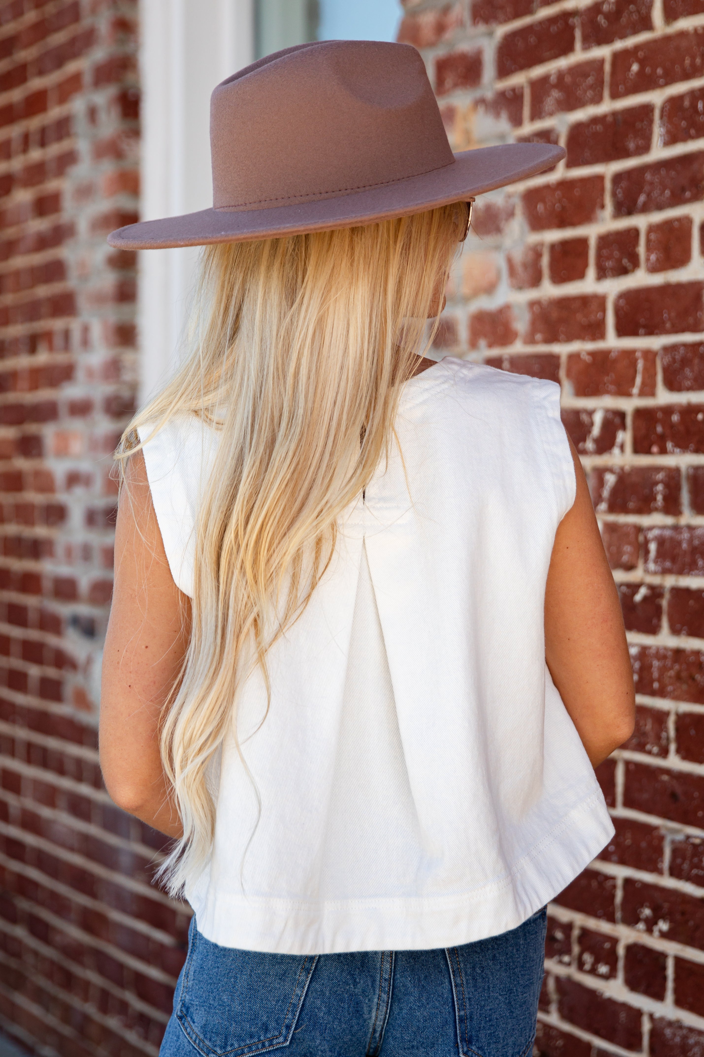 Denim Days Sleeveless Basic Top