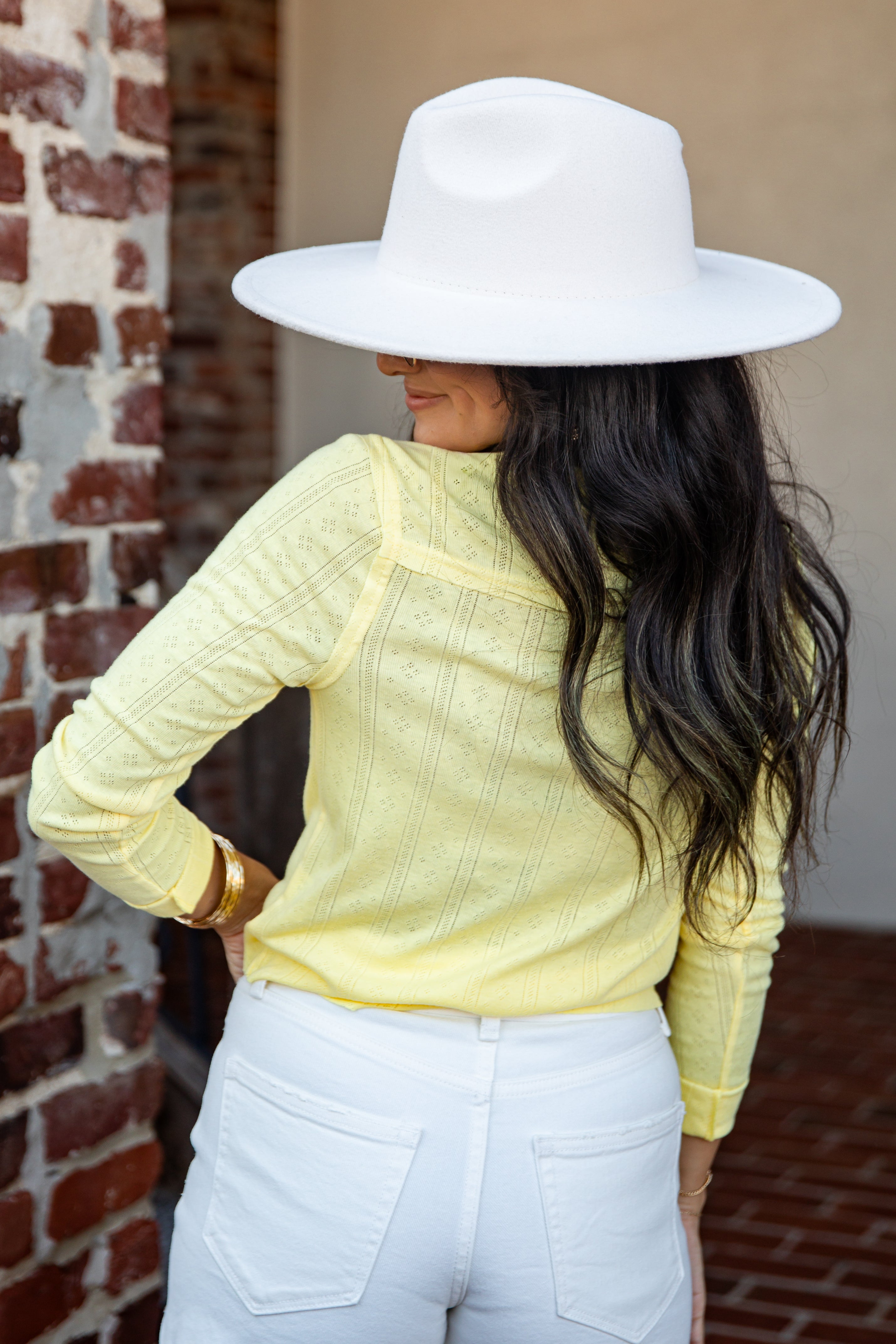 Learn From The Best Textured Henley Cardigan